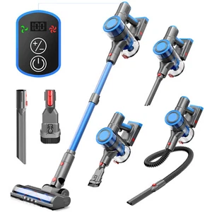 Cordless Stick Vacuum Cleaner Lightweight Upright for Carpet Hard Floor Pet Hair - Picture 1 of 13