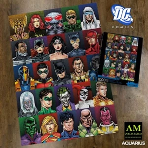 Aquarius Puzzle - DC Comics - Character - Faces - 1000 Pieces New/Sealed - Picture 1 of 2
