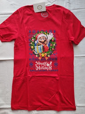 Weihnachts- & Nikolausgeschenk original Nintendo Super Mario T-Shirt Gr. S - Bild 1 von 4