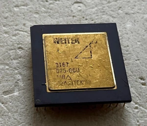Vintage PC: 386 FPU Koprocesor Weitek 3167-025 - Zdjęcie 1 z 2