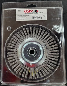 QTY 1 NEW CGW 60523 6" STRINGER BEAD KNOT WIRE WHEEL BRUSH 5/8"-11 - Picture 1 of 2