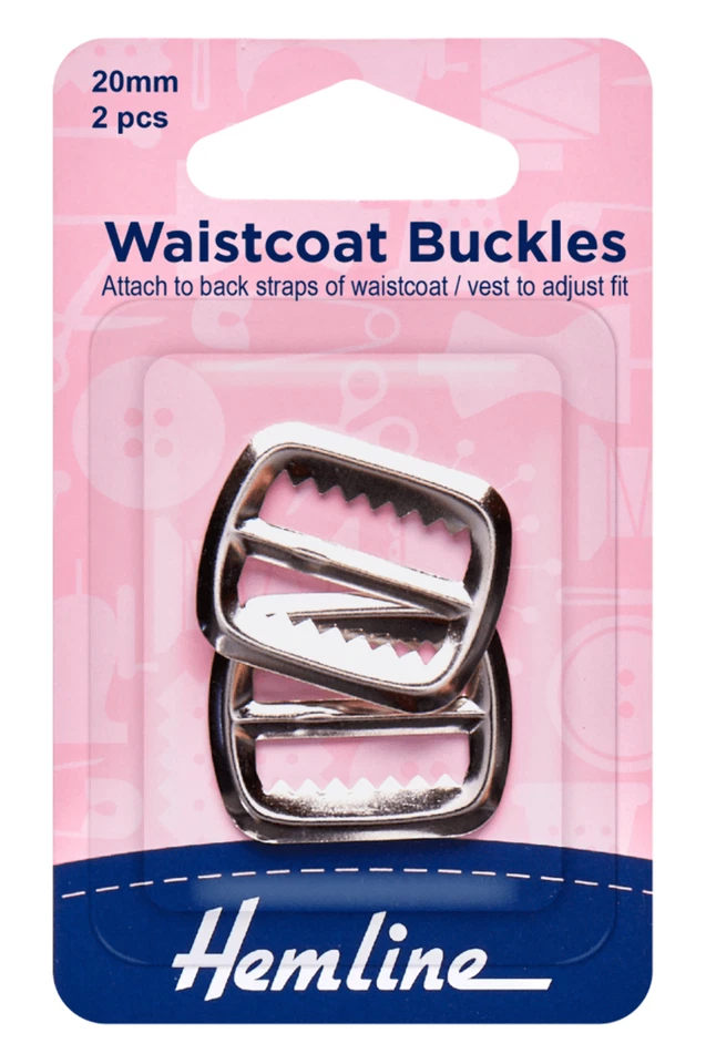 Waistcoat Buckles – 20mm Tension Adjuster Back Strap | Galedi Pins