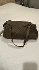 Cole Haan Shoulder Bag olive green Leather purse used condition