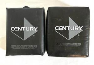 Century Hand Pads Sparring Martial Arts 10x8 Black Kick Boxing Karate Training - Picture 1 of 11