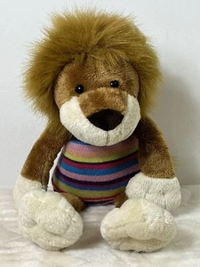 Animal Alley Löwe Stofftier gestreift Strick Outfit Plüschtier Lovey 14 Zoll 2007 - Bild 1 von 12
