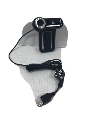 Logitech QuickCam Pro 9000 V-UBM46 Carl Zeiss 2MP USB Webcam Camera 860-000109 - Image 1 of 4