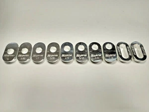 Caster Dive Slug Set Billet Aluminum 1/2" Bolt Hole 0-7/16" with Slotted Slug - Bild 1 von 5