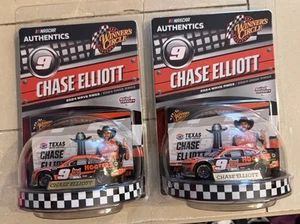 Set Of 2 Chase Elliott Texas NASCAR Authentics Winners Circle 2024 RW03 1/64 - Picture 1 of 8