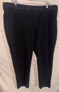 Philosophy Woman 2X schwarze Stretch-Hose zum Überziehen knöchellang bequem Viskose-Mischung - Bild 1 von 4