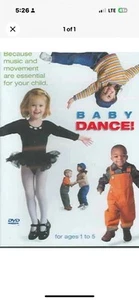 BABY DANCE DVD SEALED AGES 1-5 SPANISH LANGUAGE INCLUDED MUSIC & MOVEMENT - Imagen 1 de 3