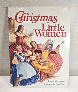 Christmas With Little Women Louisa May Alcott 1986 Ideals Hardcover Illustrated  - Foto 1 di 19