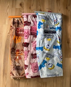 NEW Frankenberry, Count Chocula, Boo Berry Throw Blankets SET OF 3 Halloween - Picture 1 of 1