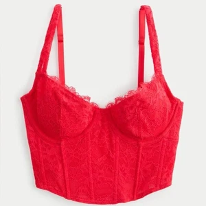 NEW! HOLLISTER GILLY HICKS corseted lace bustier TOP SMALL - Picture 1 of 5