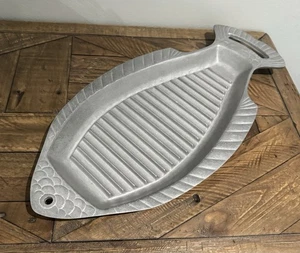 WILTON ARMETALE GOURMET GRILLGESCHIRR FISCH GRILLPFANNE - Bild 1 von 9