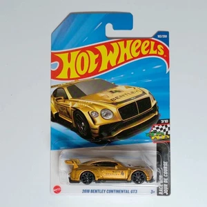 Hot Wheels 2018 BENTLEY CONTINENTAL GT3 Gold RACE DAY 7/10 2026 A Case - Bild 1 von 2