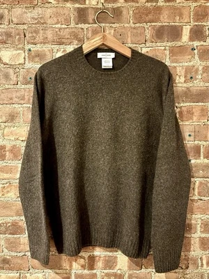 Gran Sasso Men’s Brown 100% Wool Sweater 52 - Soft Fuzzy Warm - Made In Italy - Image 1 of 4
