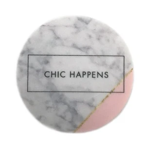 Phone Tablet Stand Holder Universal Pop Up Out Grip Sparkle Marble Chic Vibes - Picture 1 of 6