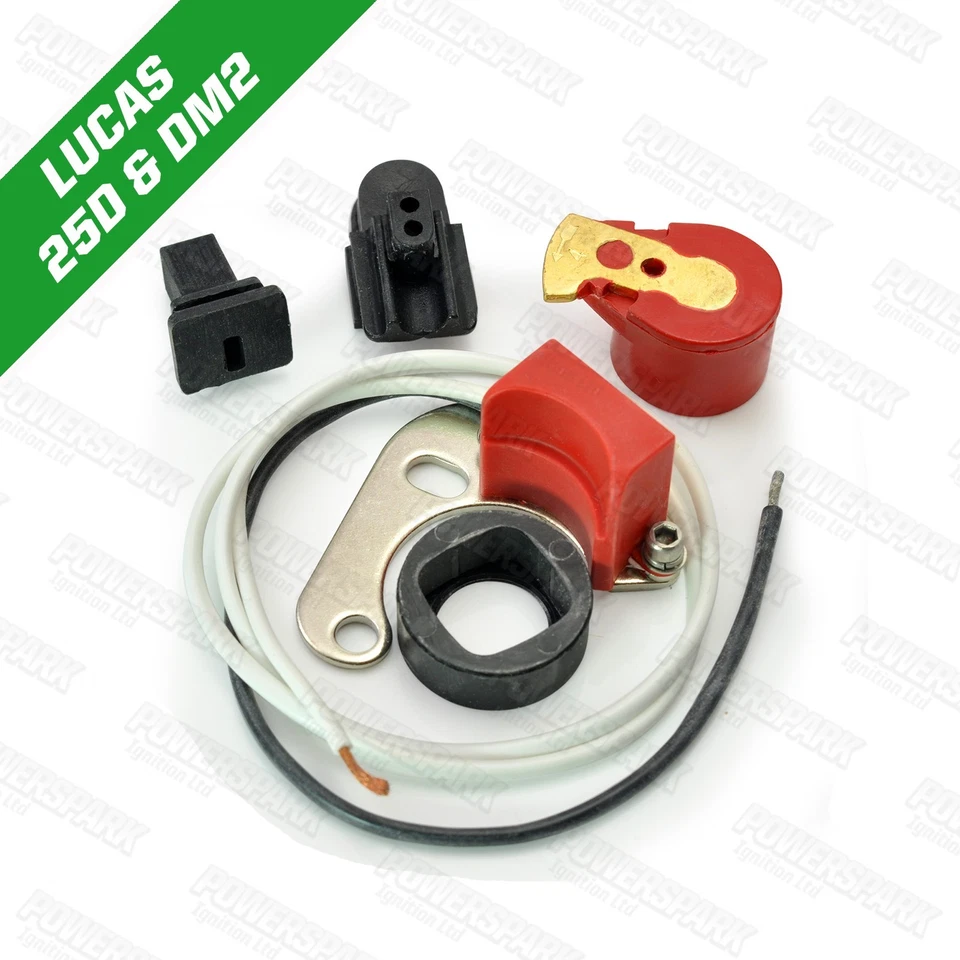 Kit de encendido electrónico Lucas DM2 Positive Earth A30 40 50 60 Cambridge Foto 1 de 4