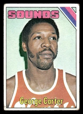 1975 TOPPS GEORGE CARTER 230 VG BASKETBALL MEMPHIS SOUNDS - Image 1 of 2