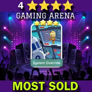 1 X System Override 4 ⭐ ⭐ ⭐ ⭐ (Sticker-Mono_poly_Go) - Picture 1 of 1