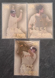 1999 SkyBox Thunder In Depth BONDS, BELLE, PIAZZA 3 CARD LOT! - Picture 1 of 2