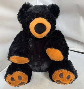Animal Alley 2009 Floppy Big Black Brown Bear Plush Toys R Us 18” EXCELLENT EUC - Picture 1 of 8