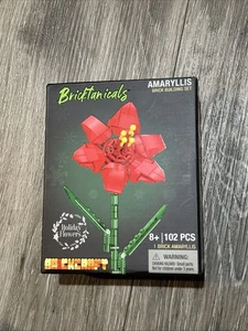 Brickcraft Bricktanicals Amaryllis 102 piezas Set Navidad Vacaciones Nuevo - Imagen 1 de 2