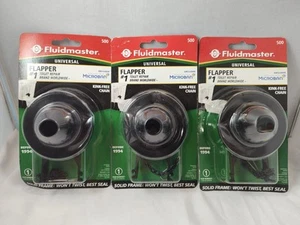 3 Pack Fluidmaster 500 2-Inch Universal Solid Frame Toilet Flapper, For 3.5 GPF - Picture 1 of 4