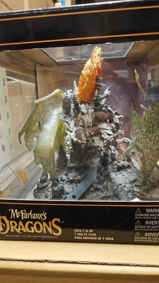 Fossil Clan Dragon - McFarlane Dragons Serie 6 Come nuovo da collezione privata! - Immagine 1 di 2