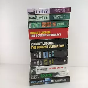 10x Robert Ludlum Crime Thriller Fiction Book Bundle Bourne Supremacy Scarlatti - Picture 1 of 19