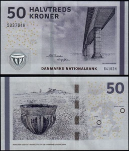 DENMARK 50 KRONER (P65) N. D. (2016) SIG. ROHDE & SORENSEN UNC - Picture 1 of 1