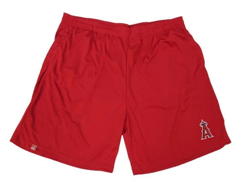 New Anaheim Angels Mens Size 4XL Red Majestic Athletic Red Shorts Cover