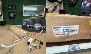 (1) Genuine OEM TOYOTA PRIUS PLUS WHITE REAR SWAY BAR PTR11-47010 - Picture 1 of 7