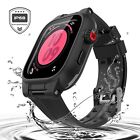Waterproof Cover Case + Strap for Apple Watch 7 8 6 5 iWatch SE Screen Protector