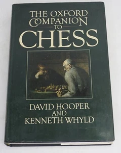 The Oxford Companion To Chess by David Hooper & Kenneth Whyld 1984 Hardcover - Picture 1 of 11