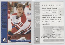2006-07 In the Game-Used International Ice Signature Series Rod Langway #114 HOF