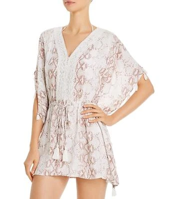 Túnica Surf Gypsy 285174 Estampado Piel de Serpiente Natación Encubrimiento, Talla Mediana Foto 1 de 2