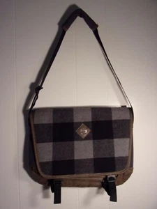 Solo New York Urban Nomad Laptop Tablet Shoulder Bag Buffalo Plaid Check  - Picture 1 of 10