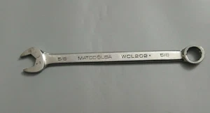 MATCO TOOLS USA WCL202, 5/8" Combination Wrench, 8.8" Long, 12 Point - Picture 1 of 12