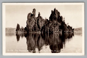 Foto postal barco fantasma cráter parque nacional lago o RPPC Sawyer c1925-1942 - Imagen 1 de 2