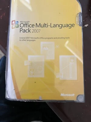 Microsoft Office Language Pack 2007 For Windows(UNOPENED FACTORY SEALED) - Image 1 of 3