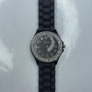 E Geneva 5573 WR Brown Jelly Crystals Stainless Untested - Picture 1 of 6