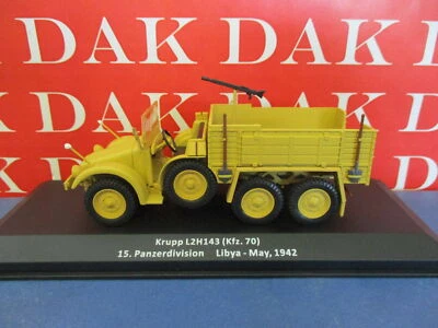 Die cast 1/43 Modellino Autocarro Krupp L2H143 15. Panzerdivision Libya 1942 - Immagine 1 di 4