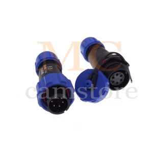 WEIPU SP13 6pin Aviation Plug + Socket Cable Connector Inline Butt Docking IP68 - Picture 1 of 8