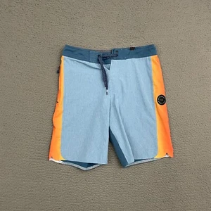RIP CURL Mirage Board Shorts Mens Size 28 Blue Orange Surfer Swim Beach Dad - Picture 1 of 9