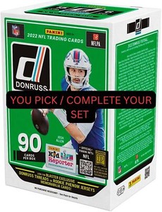 2022 Panini Donruss NFL Football Base Cards 151 - 300 Complete Your Set !