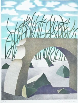 Wilhelm Beuermann Künstlerexemplar p.d.A handsigniert Druck Alberto Caprini Rom - Bild 1 von 3