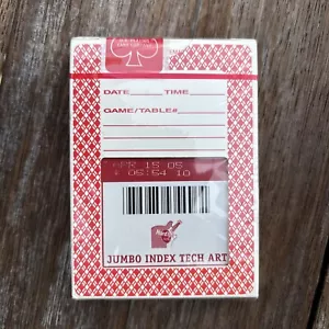 LAS VEGAS HARD ROCK HOTEL CASINO PLAYING CARDS SEALED IN BOX Uncanceled Rare - Picture 1 of 10