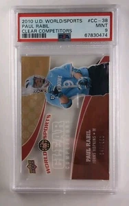 2010 UD WORLD OF SPORTS CHIARO CONCORRENTI PAUL RABIL CC-38 #/550 PSA 9 COME NUOVO - Foto 1 di 2