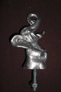 vintage rare republican elephant conservative hotrod car hood ornament - Picture 1 of 3